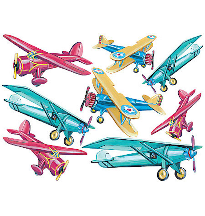 W10159  Giant stickers planes τιμή απο 115€ --> 35€