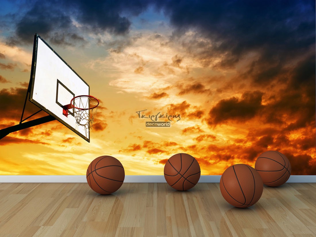 07413Q Φωτοταπετσαρία τοίχου basketball 