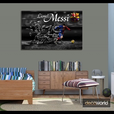 KNV718 Πίνακας σε καμβά Lionel Messi