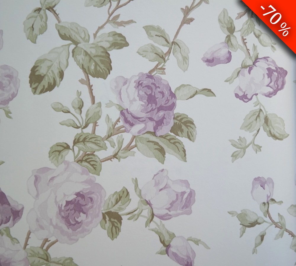 68700 Ταπετσαρία τοίχου Floral σε ρολλό 5,3τ.μ (0,53m x 10m) -Τιμή: 24.90€