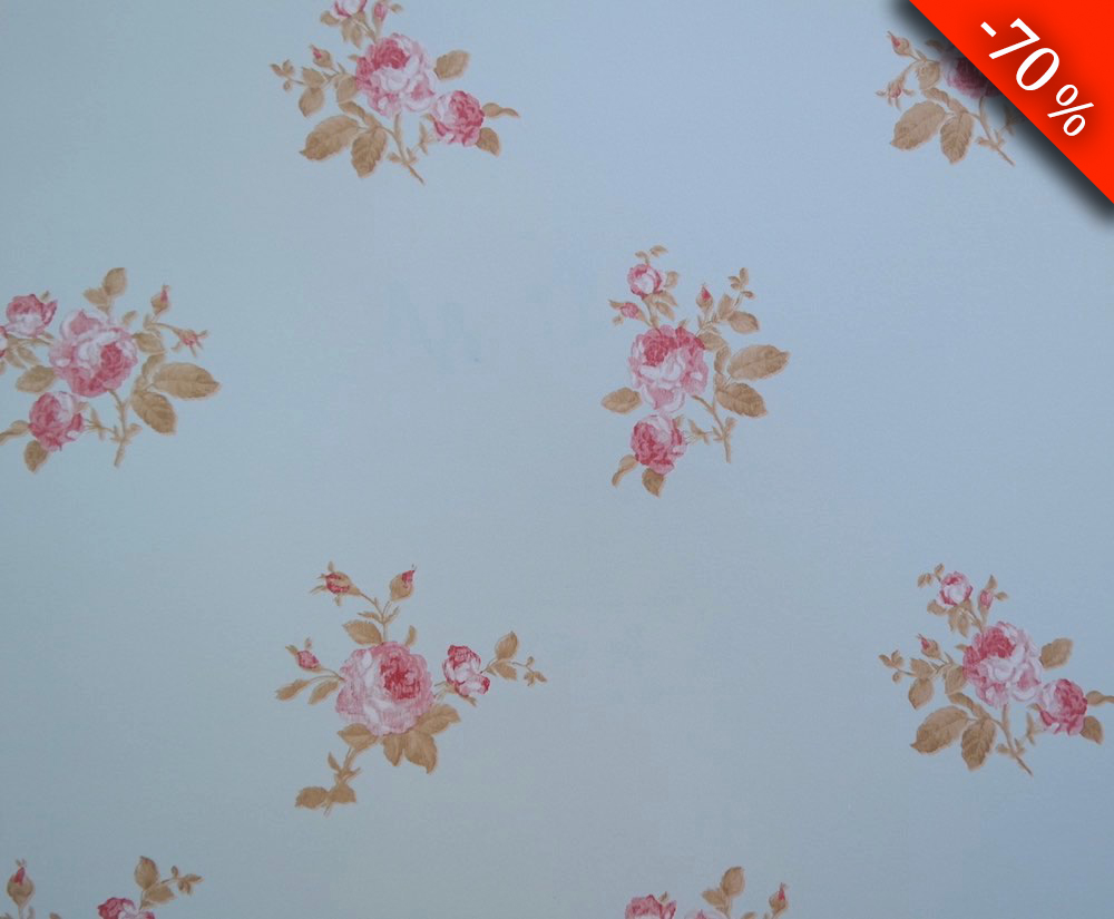68708 Ταπετσαρία τοίχου Floral σε ρολλό 5,3τ.μ (0,53m x 10m) -Τιμή: 19.90€