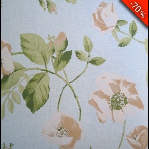 68722 Ταπετσαρία τοίχου Floral σε ρολλό 5,3τ.μ (0,53m x 10m) -Τιμή: 24.90€