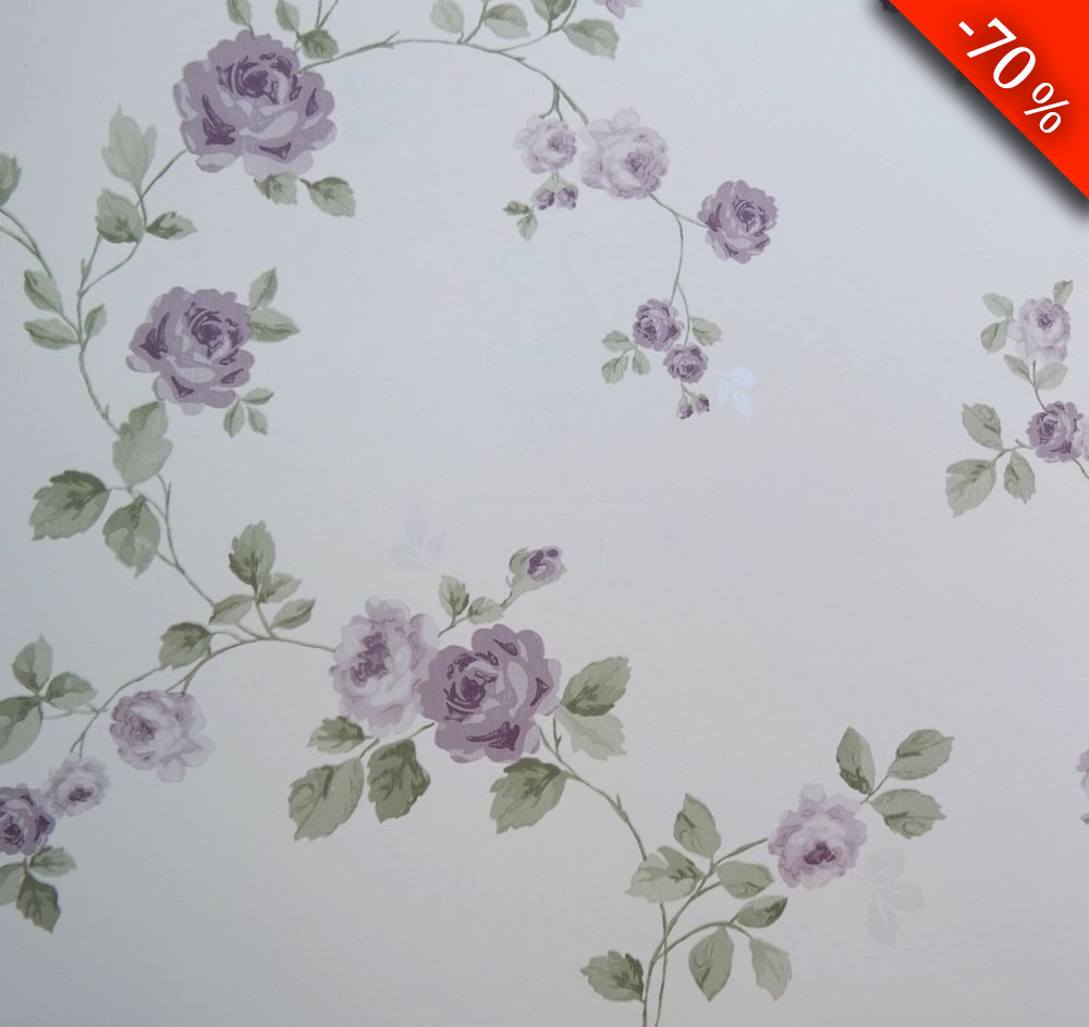 68729 Ταπετσαρία τοίχου Floral σε ρολλό 5,3τ.μ (0,53m x 10m) -Τιμή: 24.90€