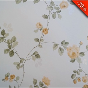 68731 Ταπετσαρία τοίχου Floral σε ρολλό 5,3τ.μ (0,53m x 10m) -Τιμή: 24.90€