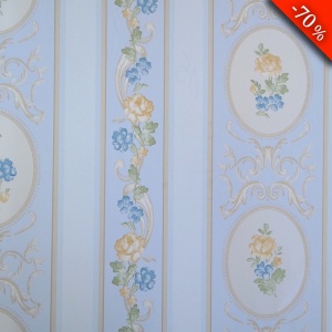 68748 Ταπετσαρία τοίχου Floral σε ρολλό 5,3τ.μ (0,53m x 10m) -Τιμή: 29€