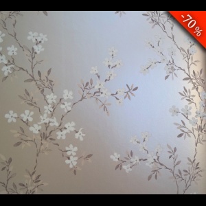 68759 Ταπετσαρία τοίχου Floral σε ρολλό 5,3τ.μ (0,53m x 10m) -Τιμή: 24.90€