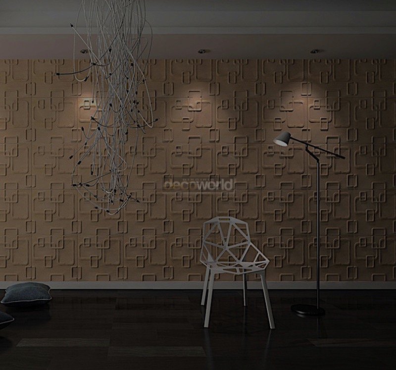 wire 3d wall panel 500x500mm-2