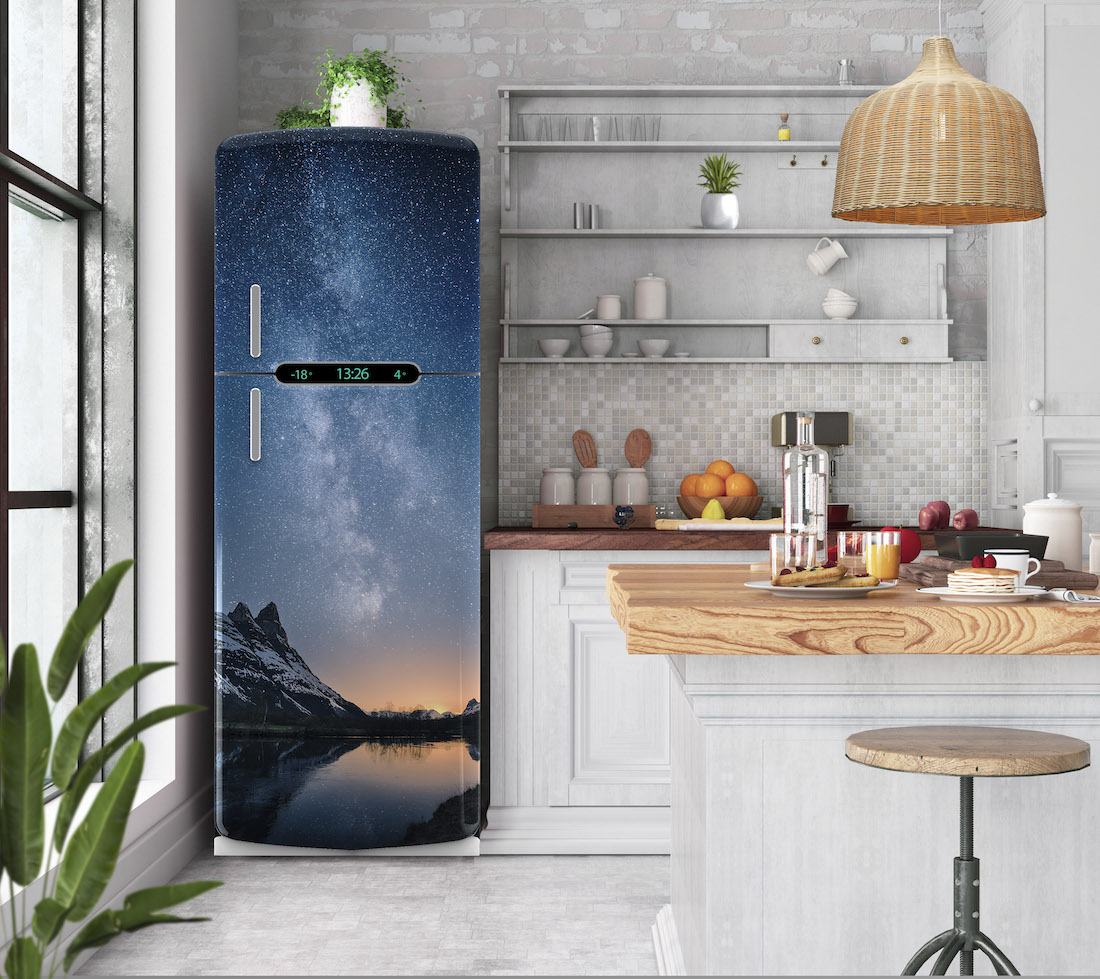 Αυτοκόλλητο ψυγείου νυχτερινός ουρανός PS37