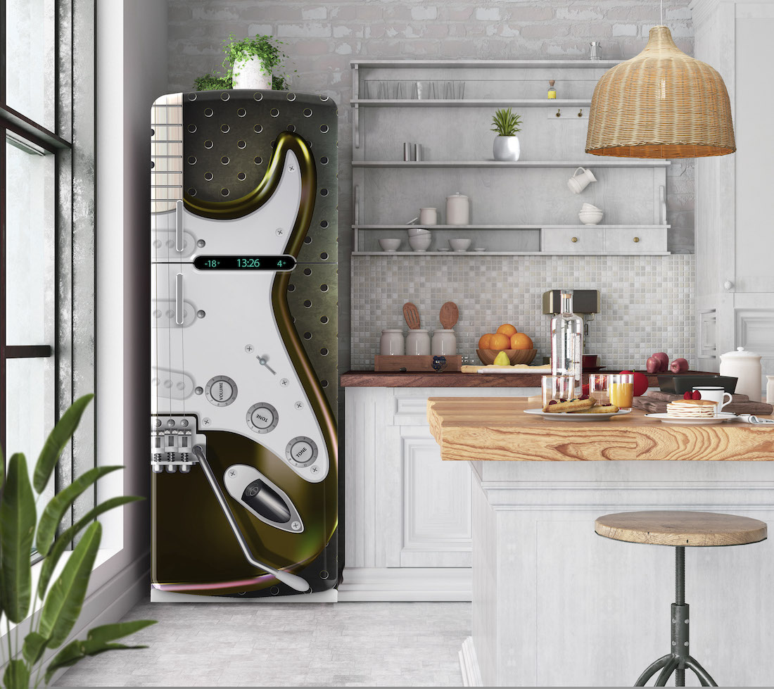 Αυτοκόλλητο ψυγείου ηλεκτρική κιθάρα PS306