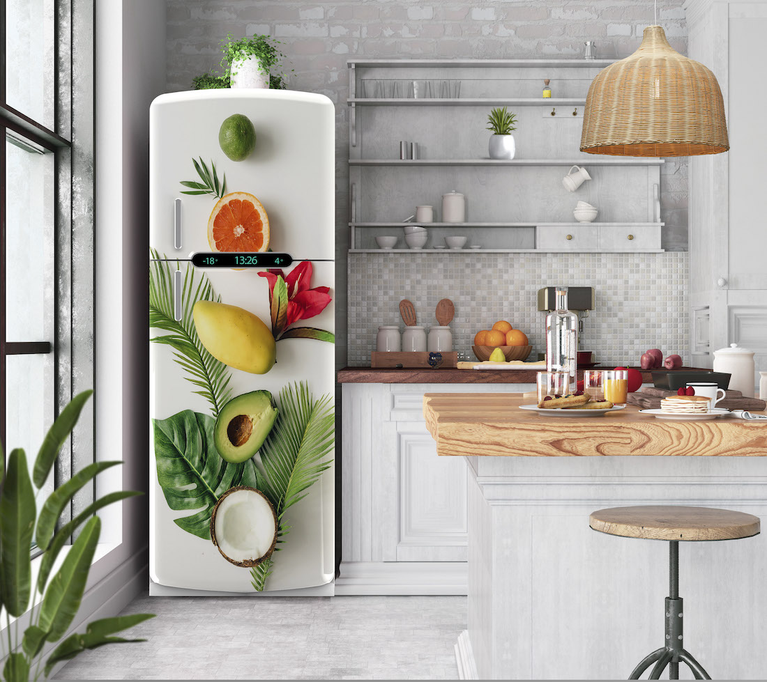 Αυτοκόλλητο ψυγείου Εξωτικά Φρούτα PS315