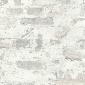 Ταπετσαρία τοίχου λευκό τούβλο 369293
