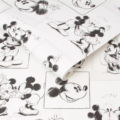 Ταπετσαρί τοίχου Mickey & Minnie 102712