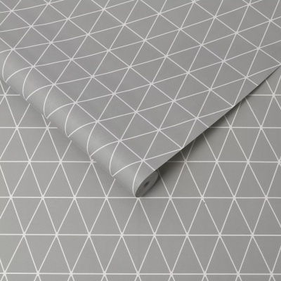 Ταπετσαρία τοίχου με τριγωνικό μοτίβο 32-830