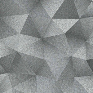 Ταπετσαρία Τοίχου Τρίγωνα 3D Εφέ Grey 1021610 0,53cm x 10m 