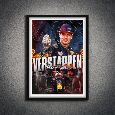 Πόστερ & Κάδρο Max Verstappen F052