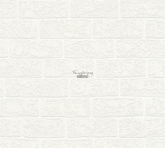 359811 Παιδική ταπετσαρία τοίχου με λευκό τούβλο
