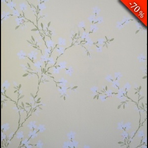 68762 Ταπετσαρία τοίχου Floral σε ρολλό 5,3τ.μ (0,53m x 10m) -Τιμή: 24.90€
