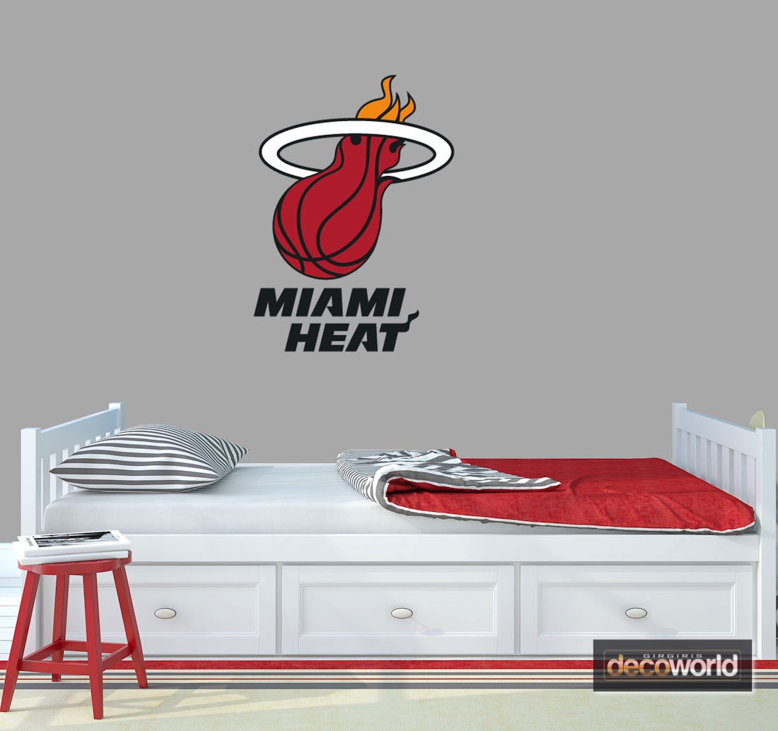 Αυτοκόλλητο τοίχου Miami Heat SP47