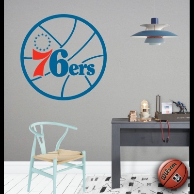 Αυτοκόλλητo τοίχου NBA Philadelphia 76ers SP40