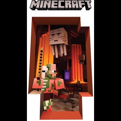 Παιδικό Αυτοκόλλητο Minecraft Οπτικό 3D παράθυρο Stick833