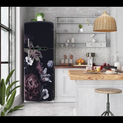Αυτοκόλλητο ψυγείου floral PS159