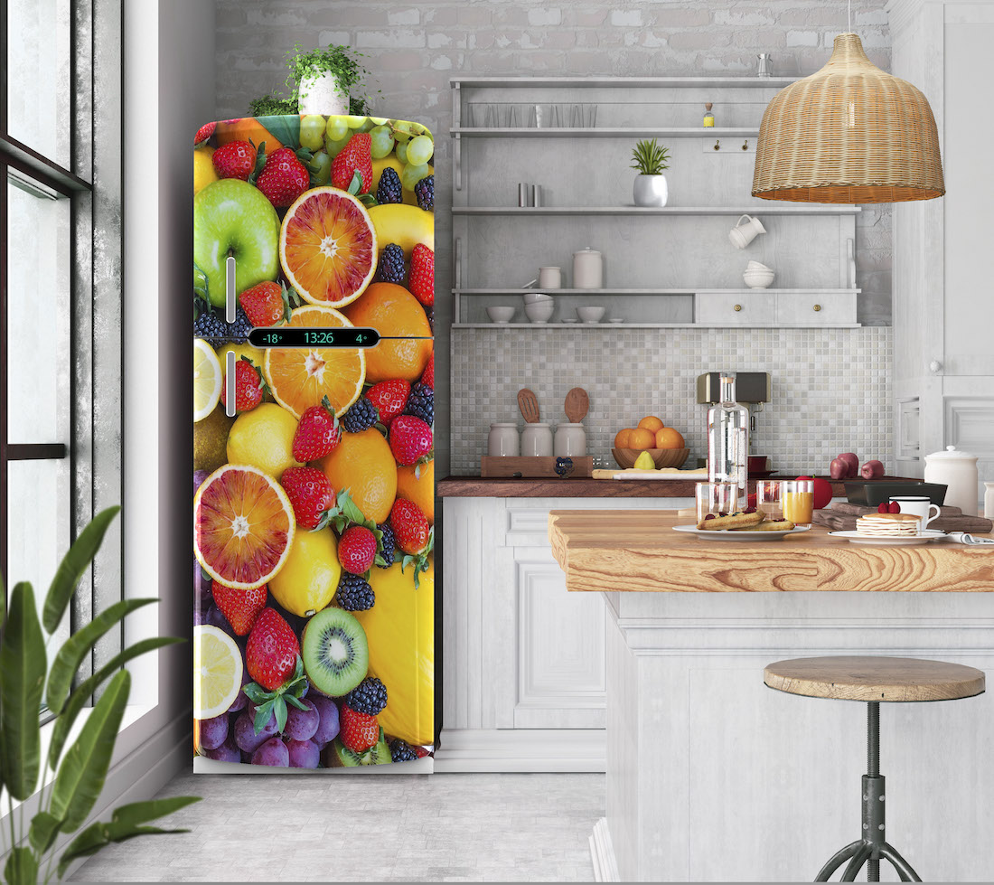 Αυτοκόλλητο ψυγείου Φρούτα PS314