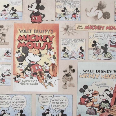 Ταπετσαρία τοίχου Mickey Vintage 70-242