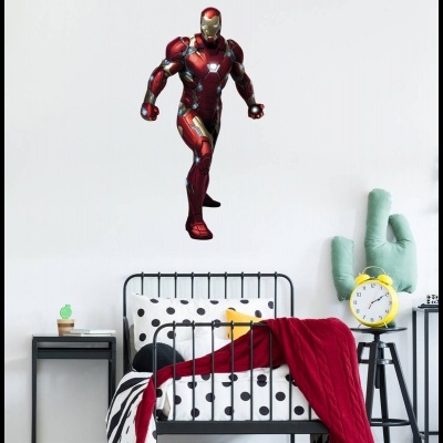 Παιδικό Αυτοκόλλητο Τοίχου - Iron Man - Superheroes - Stick862