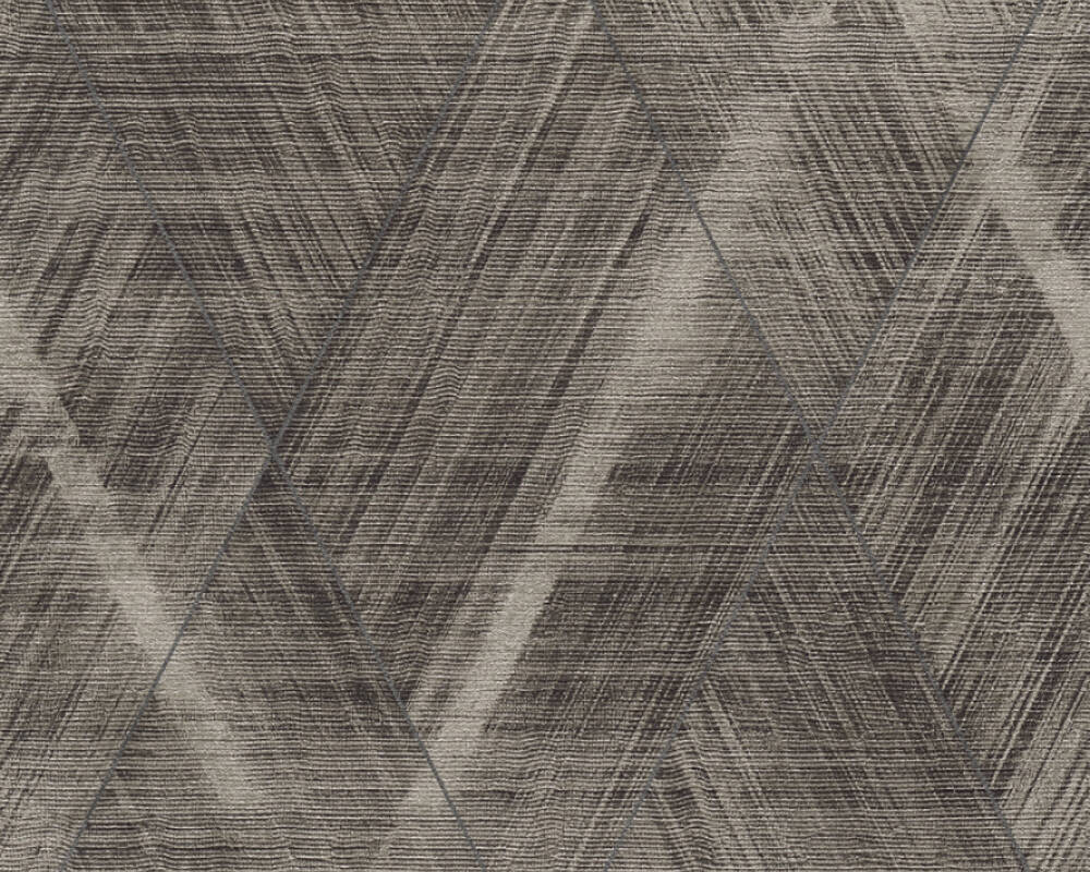 Ταπετσαρία Τοίχου Γραμμικά Σχέδια Μαύρο Μπεζ 388241 53cm x 10m